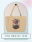 Love Them All Year Large organic tote bag