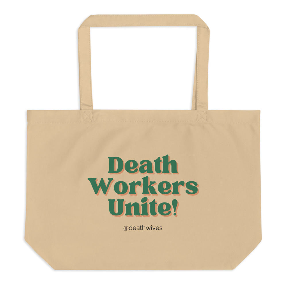 Deathworkers Unite! 👜 Linen Organic Tote