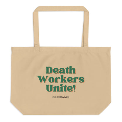 Deathworkers Unite! 👜 Linen Organic Tote